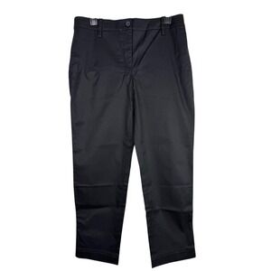 Talbots‎ Slim Perfect Crop Pants Black Size 8 NWT Heritage Twill